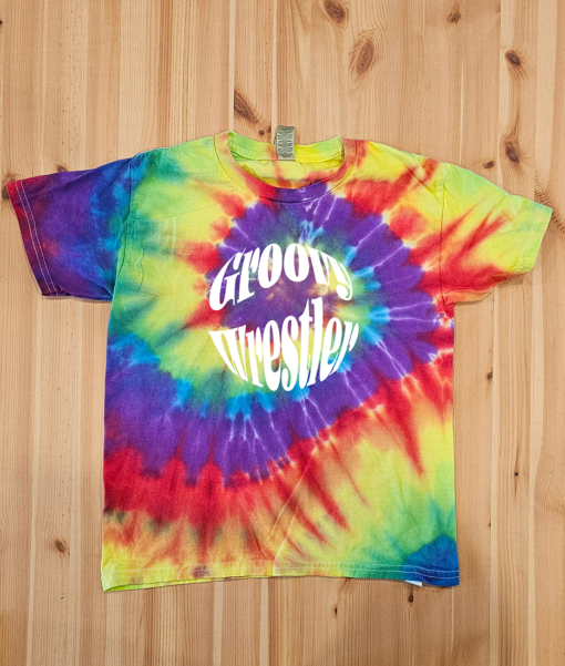 Groovy Wrestler Tie-Dye T-Shirt - Image 2